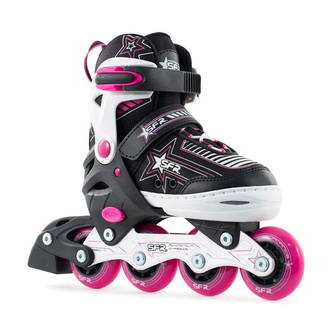 Kids Adjustable SFR Pulsar Pink Inline Skates - Lucky Skates