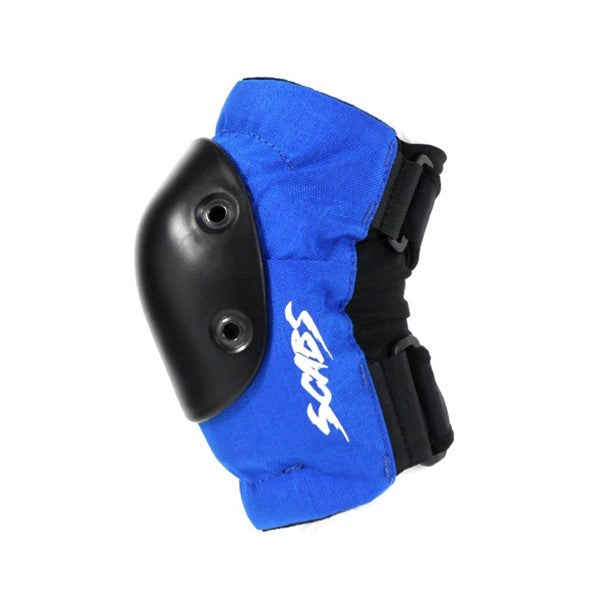 SIDE VIEW OF BLUE ELBOW PADS