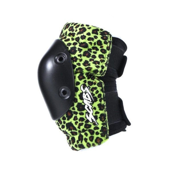 Smith Scabs Elbow Pads Green Leopard - Lucky Skates