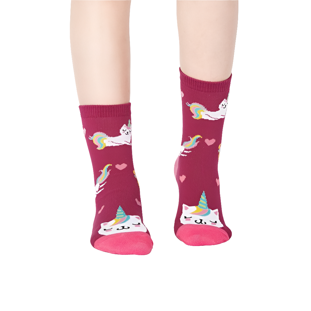 Look At Meow Youth Socks - 3 Pack - Lucky Skates