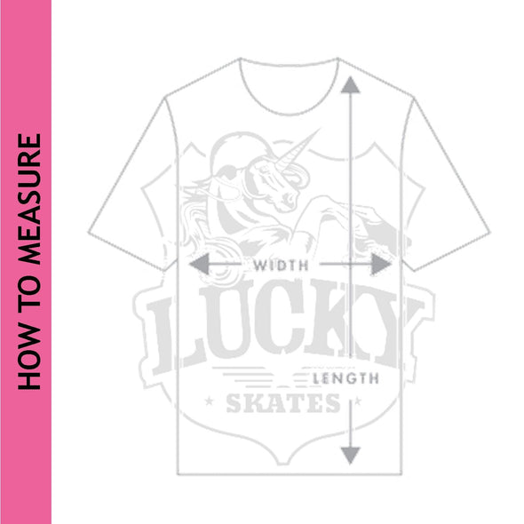 Lucky Skates Fuchsia T-shirt