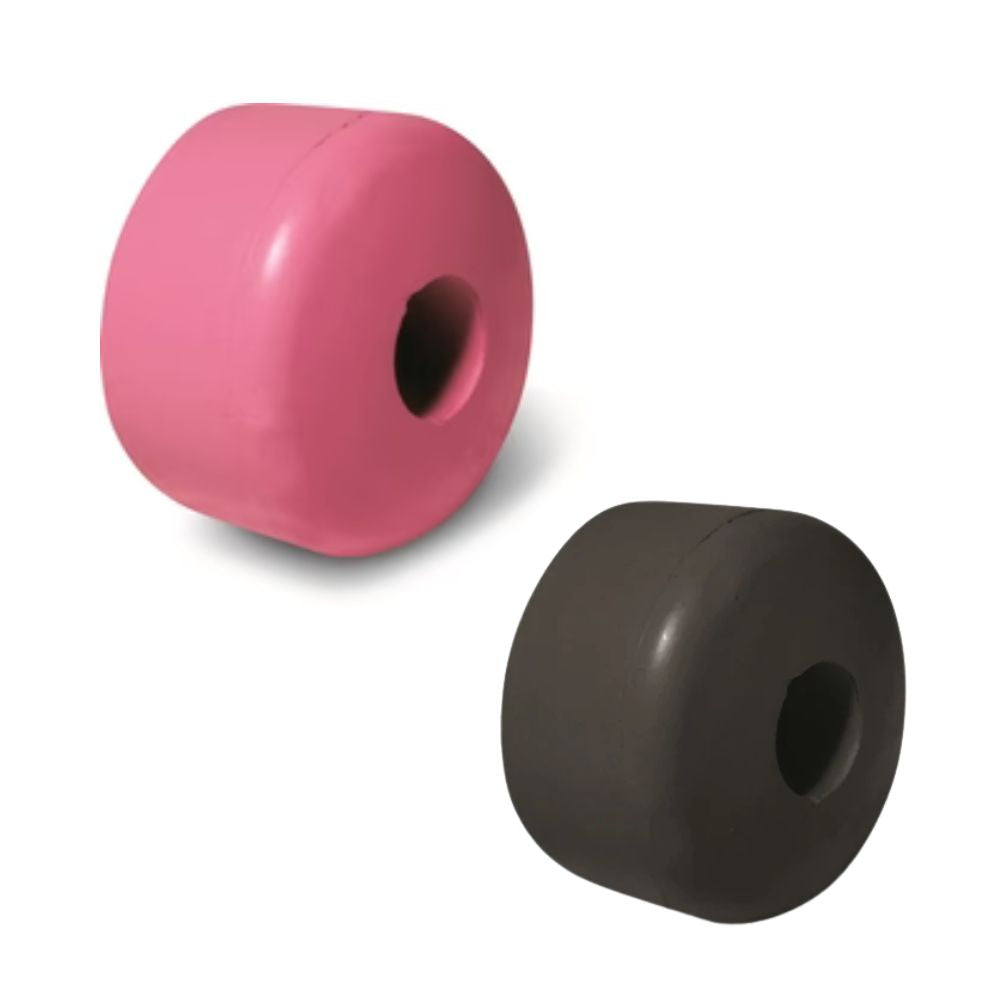 Sure-Grip #96 Roller Skate Toe Stops Screw In Black, Pink Bolt On - Lucky Skates 