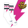 Old School Baby! Thunderstruck Socks
