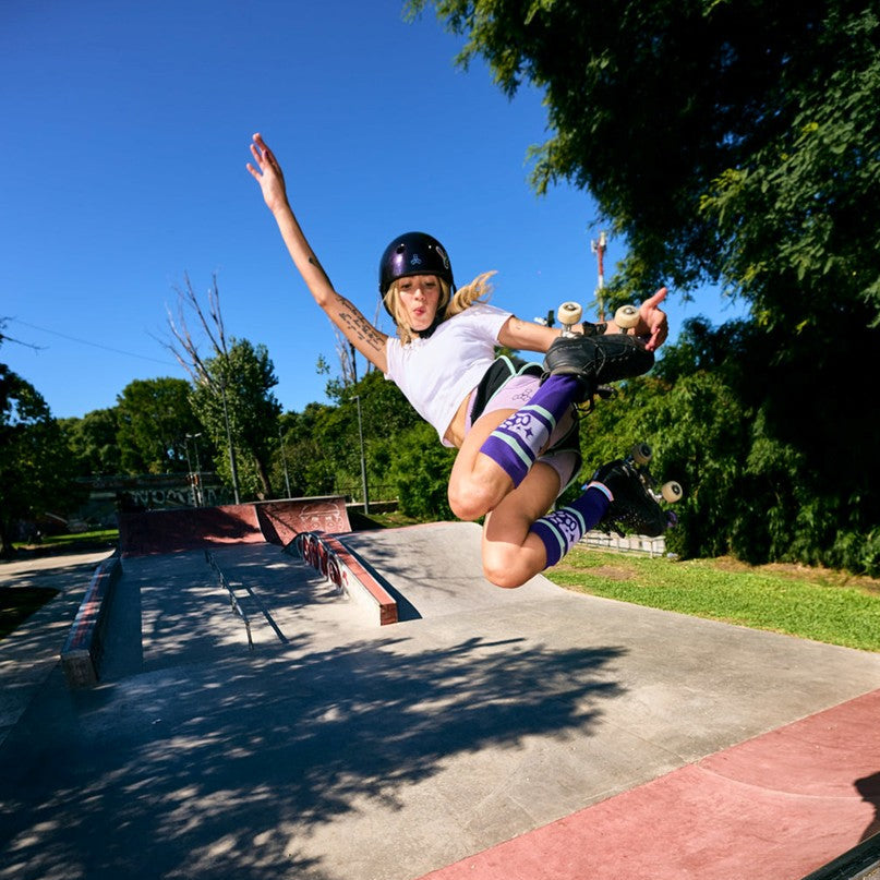 Triple 8 Barbie Patin Purple Skate Impact Bumsavers Shorts - Lucky Skates 