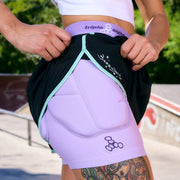 Triple 8 Barbie Patin Purple Skate Impact Bumsavers Shorts - Lucky Skates 