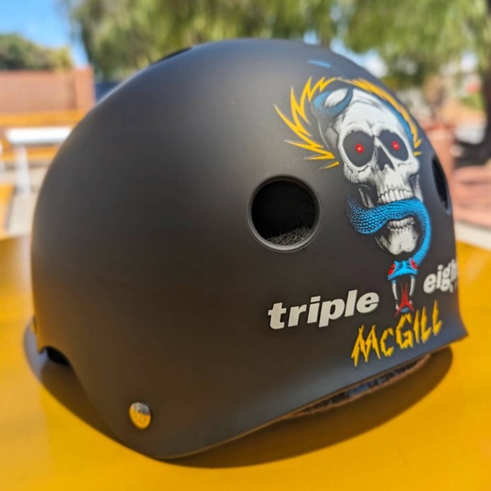 Triple 8 Certified Sweatsaver Skate Helmet Mike McGill - Lucky Skates