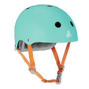 Triple 8 Deep Cover Skate Certified Helmet Mint Matte - Lucky Skates 