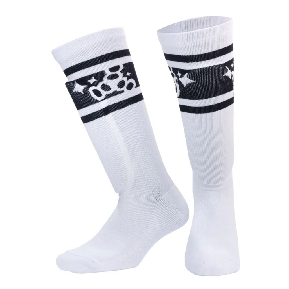 Triple 8 Sock Shinguards Black White Barbie Patin Signature Edition - Lucky Skates