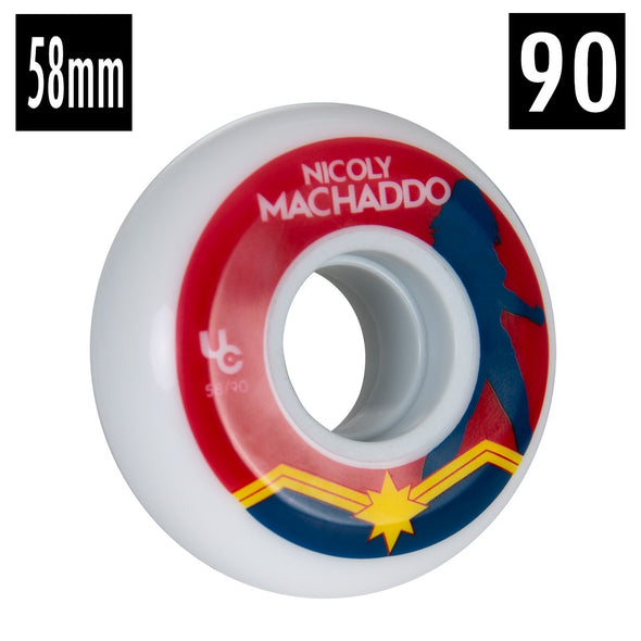 Undercover Nicoly Machaddo Pro Inline Wheel 90A 58mm - 4 Pack