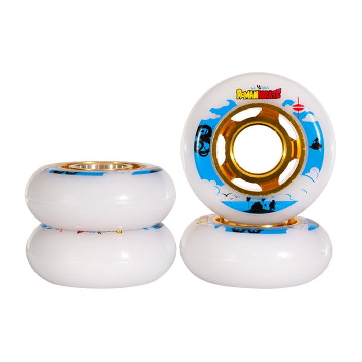 Undercover Roman Abrate TV Line Inline Wheels 64mm 88A - 4 pack - Lucky Skates