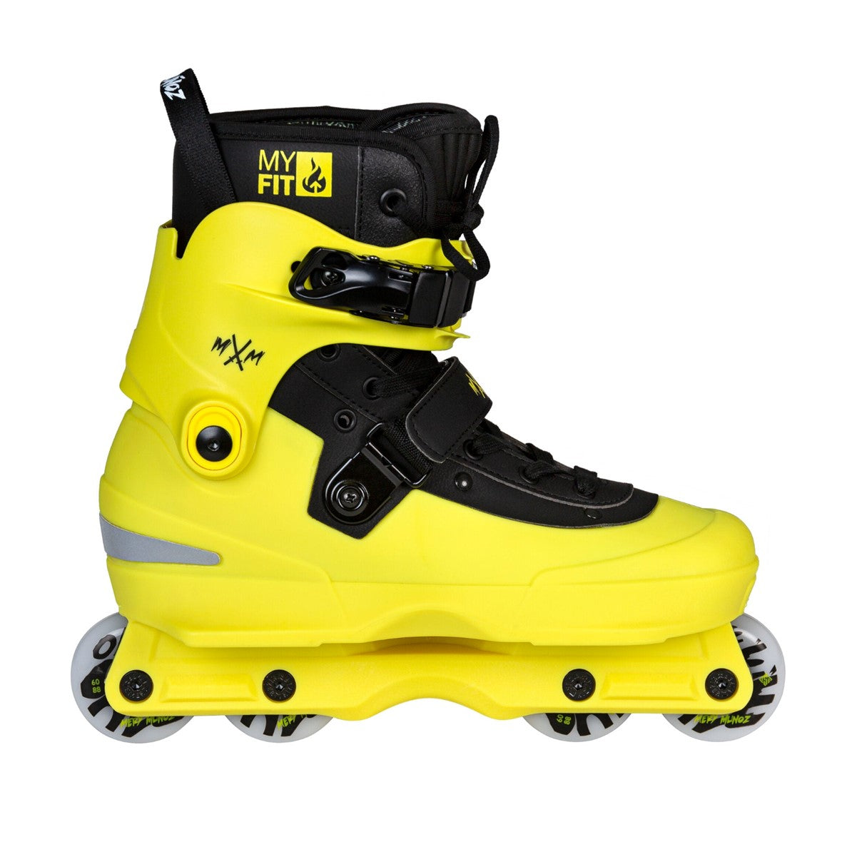 yellow aggressive inline skates 