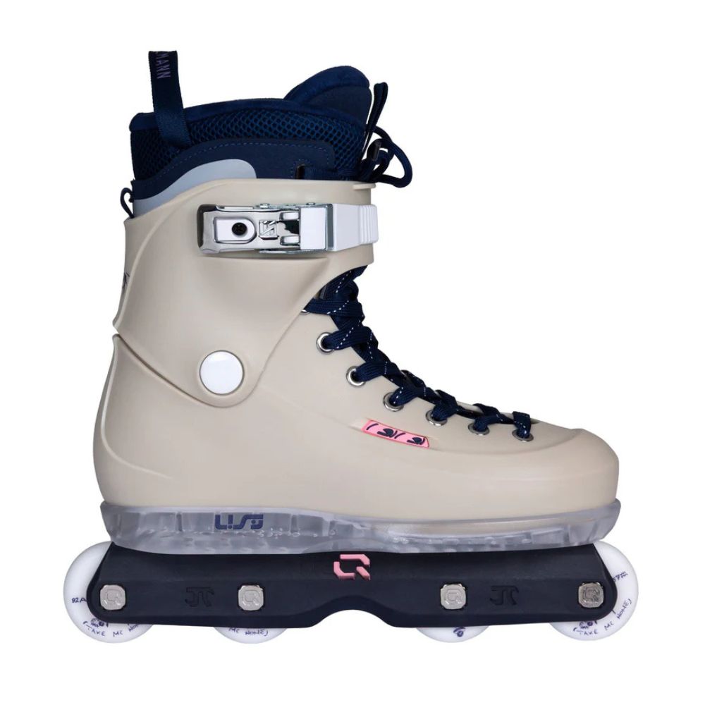 USD Sway Witzemann II 60 Aggressive Inline Skates Blue Tan - Lucky Skates 