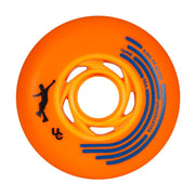 Undercover King of Slides Inline Skate Rollerblade Wheels 76mm 90A Orange - Lucky Skates 