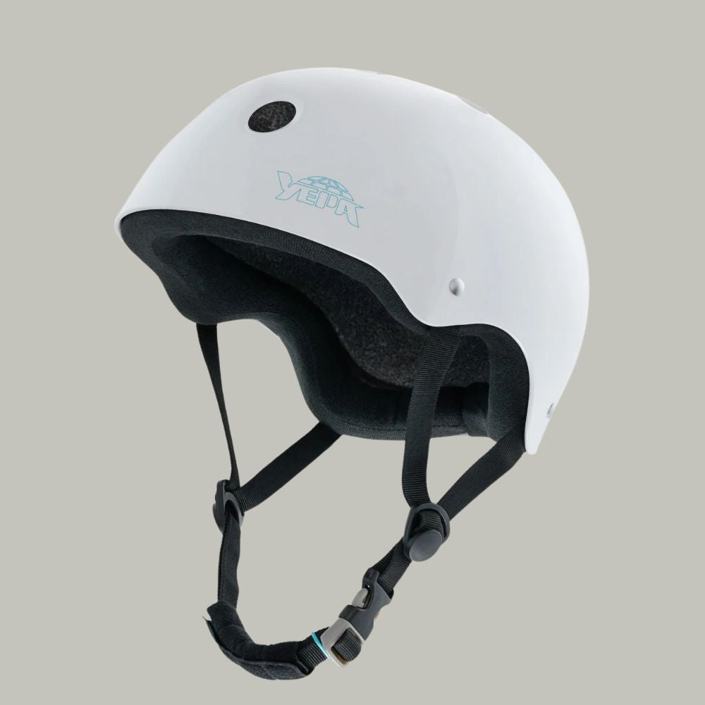 Yepa T-Shell Certified Skate Helmet Gloss White Dual Sizing - Lucky Skates 