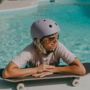 Yepa T-Shell Certified Skate Helmet Matte Dusty Purple - Lucky Skates 