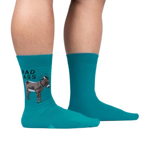 Sock It To Me A Real Bad Ass Mens Crew Socks - Lucky Skates