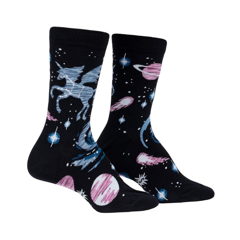 Sock It To Me Ancient Pegasus Womens Crew Socks - Lucky Skates