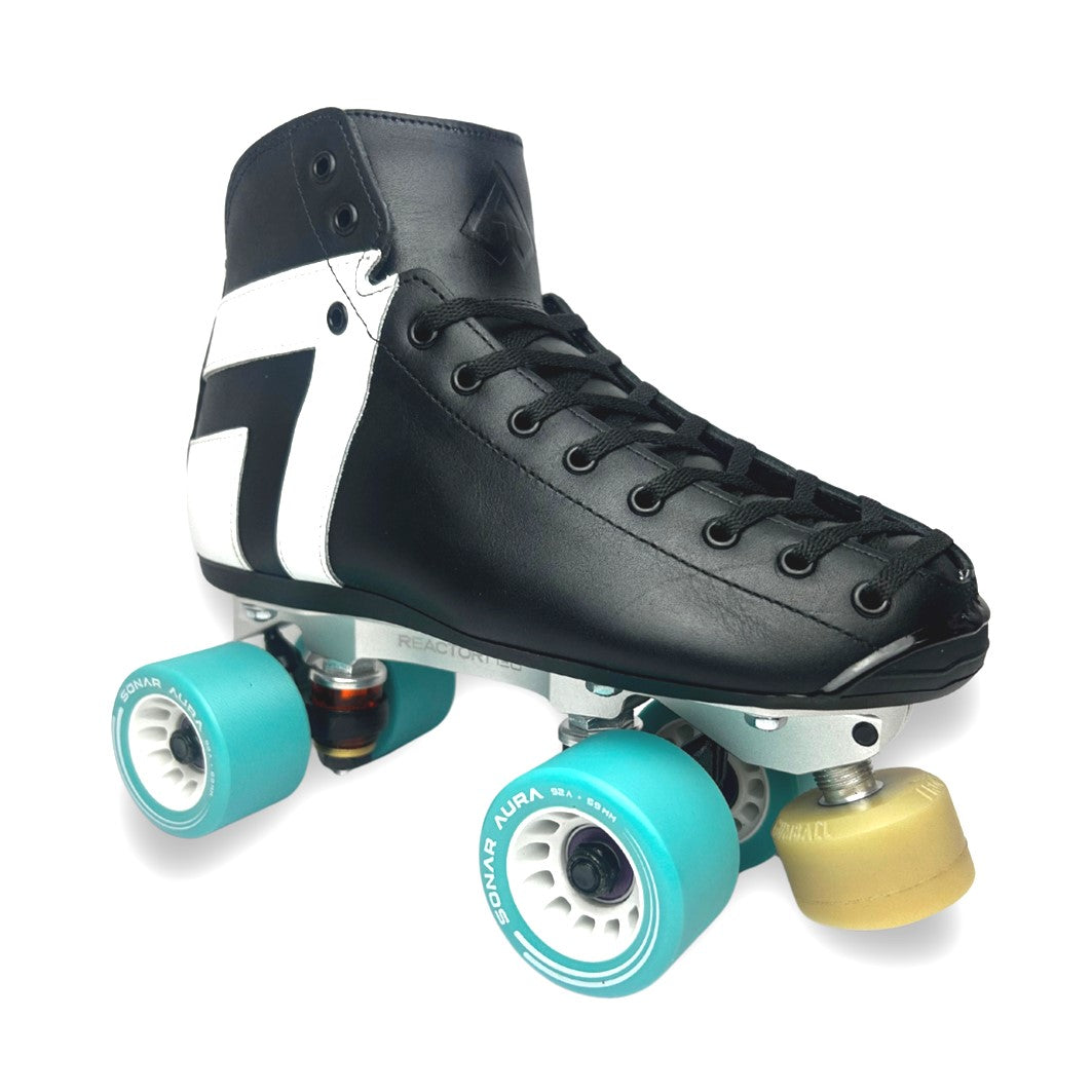 Antik AR2 Derby Reactor Neo Quad leather High Top Quad Roller Skates - Lucky Skates