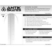 Antik Jet Carbon 24 Skate Boots Size Chart - Lucky Skates