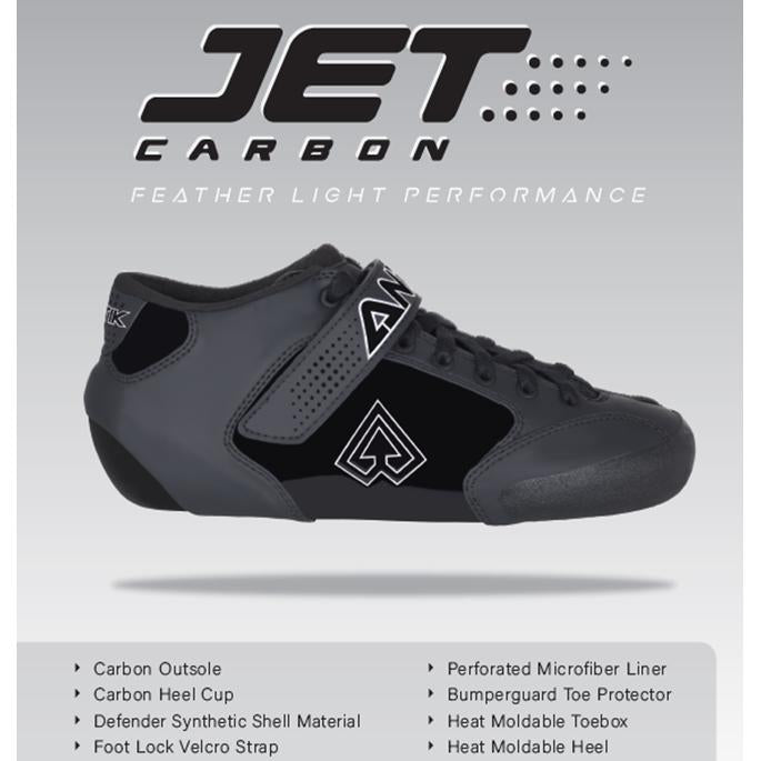 Antik Jet Carbon Performance Roller Skates - Lucky Skates