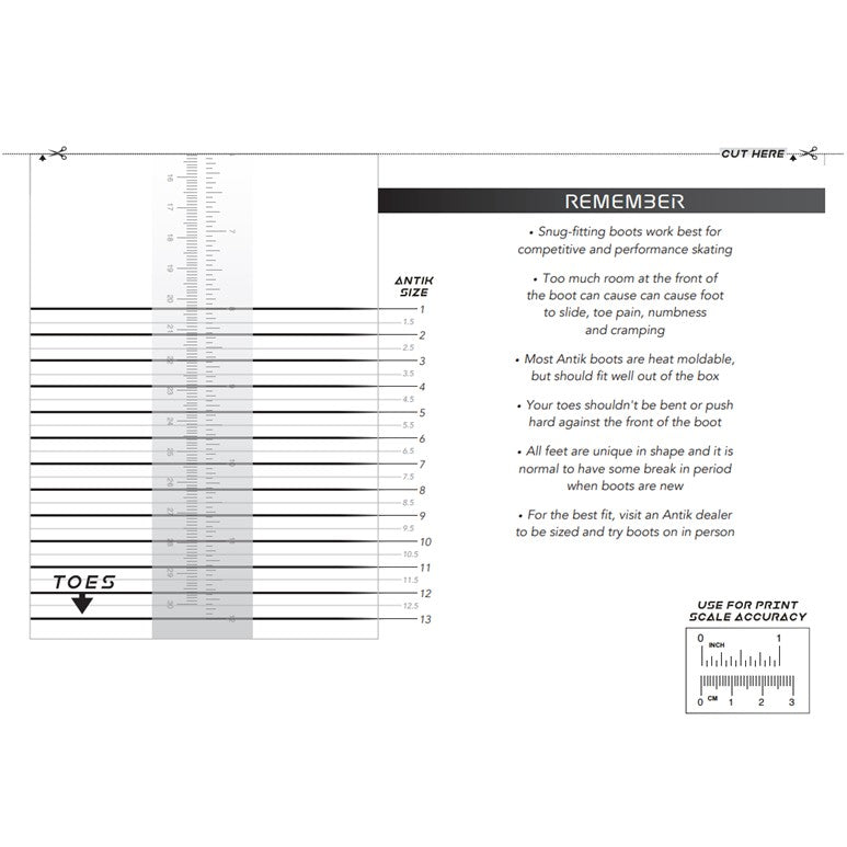 measuring for antik size 