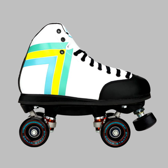 Antik Skyhawk Park White Quad Roller Skates - Lucky Skates
