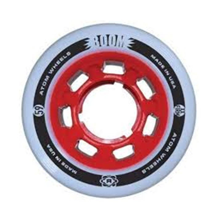 red white indoor roller skate wheel 