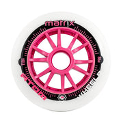 Atom Matrix Inline Speed Wheel 86a White Pink - Lucky Skates