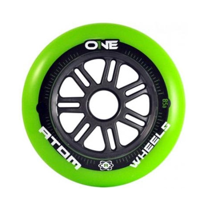 Atom One Inline Speed Skate Wheel Green - Lucky Skates 