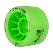 Atom Savant Poison Hybrid Roller Skate Wheels 84a 59mm Black - Lucky Skates