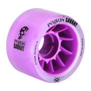 Atom Savant Poison Hybrid Roller Skate Wheels 4 Pack 84a 59mm Purple - Lucky Skates