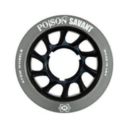 Atom Savant Poison Hybrid Roller Skate Wheels 84a 59mm Black - Lucky Skates