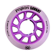 Atom Savant Poison Hybrid Roller Skate Wheels 84a 59mm Purple - Lucky Skates