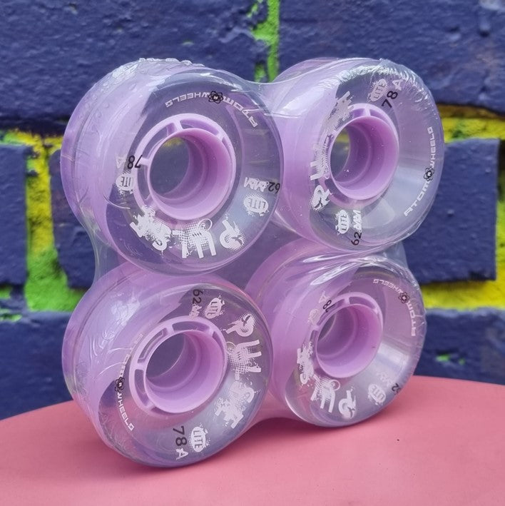 Atom Pulse Lite Outdoor Roller Skate Wheels - 4 Pack - Lucky Skates