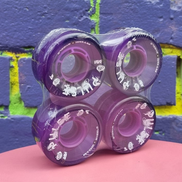 Atom Pulse Lite Outdoor Roller Skate Wheels - 4 Pack - Lucky Skates