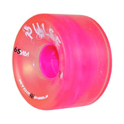 Atom Pulse Outdoor Roller Skate Wheels 78a 65mm Pink - Lucky Skates 