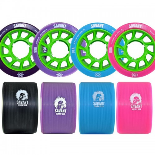 Atom Savant Wheels 88A - 4 pack - Lucky Skates