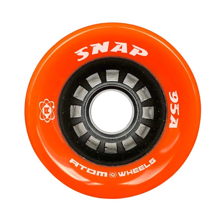 Atom Snap Indoor Roller Skate Wheels Orange 95a 60mm - Lucky Skates