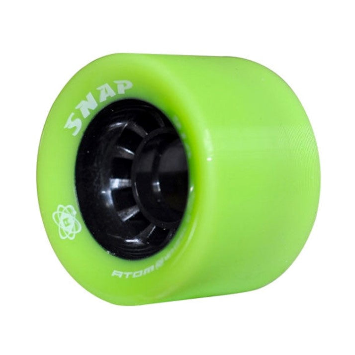 Atom Snap Indoor Roller Skate Wheels 60mm 91a Green - Lucky Skates 