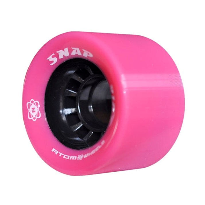 Atom Snap Indoor Roller Skate Wheels 60mm 91a Pink - Lucky Skates 