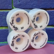 Atom Tone Indoor Roller Skate Wheels 4 Pack 57mm x 32mm White - Lucky Skates