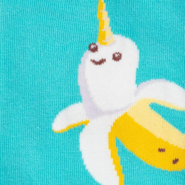 Sock It To Me Bananarwhal Long Knee High Socks Bananna - Lucky Skates
