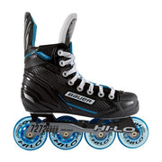 Bauer RSX Roller Hockey Junior Indoor Skates 68mm 72mm Blue - Lucky Skates