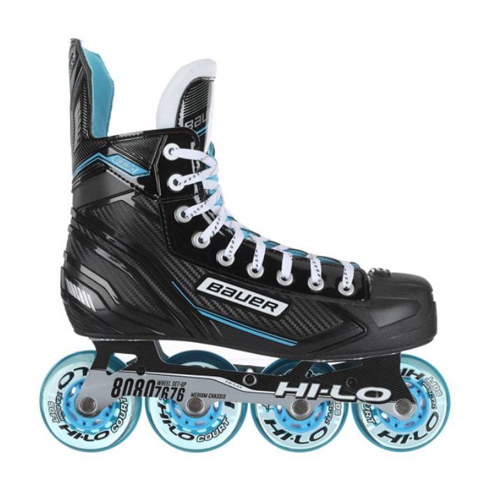 Bauer RSX Inline Roller Hockey Adult Senior Skates Blue - Lucky Skates