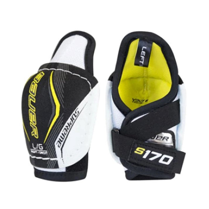 Bauer Supreme S170 Elbow Pads Youth  Kids Yellow - Lucky Skates