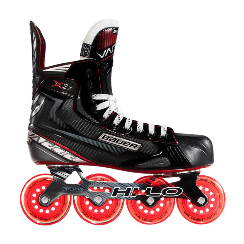 Bauer Vapor X2.7 Red Roller Hockey Senior Skates - Lucky Skates