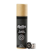 Better Bearings Ceramic Skate Bearings Flash Lightnings Black - 16 Pack - Lucky Skates