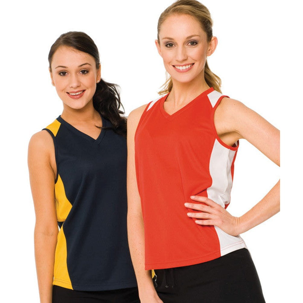 Black Sports Singlet