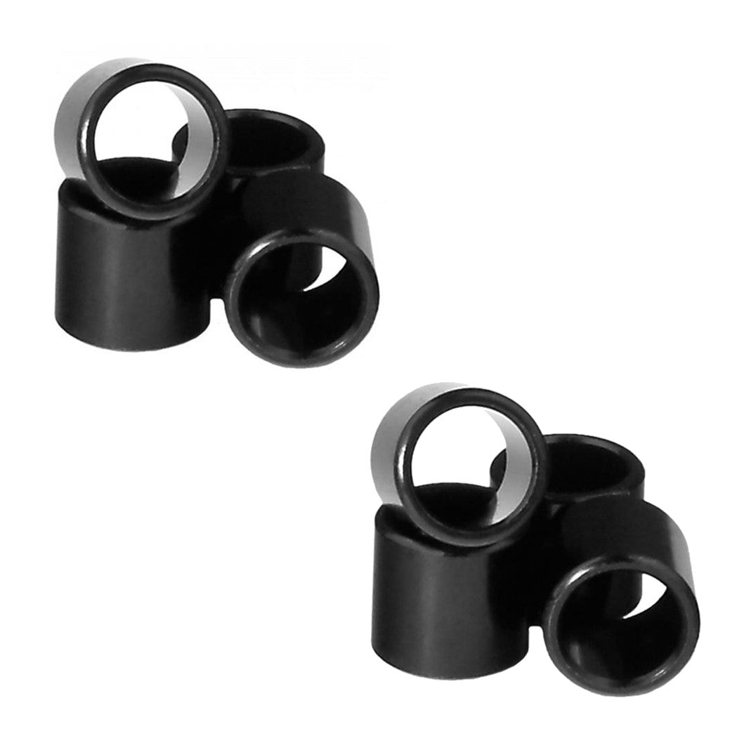 Bones Bearing Skate Spacer 8mm Black 8 Pack - Lucky Skates