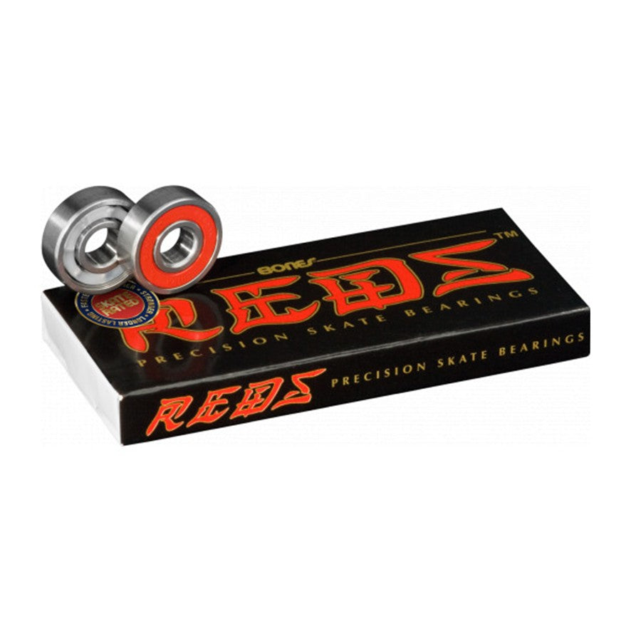 Bones Reds Skate Bearings (8) - Lucky Skates 